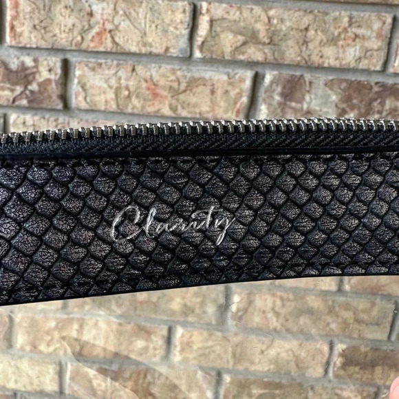 Clarity Handbag Clear Stadium Approved Crossbody Transparent Black Python Purse - Picture 8 of 15